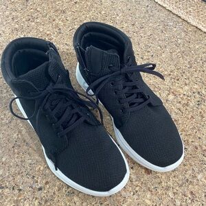 Clarks Black Athletic Shoes with Padded Ankle Collar